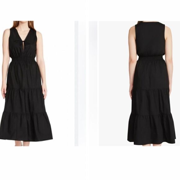 STEVE MADDEN Tie Front Cotton Ruffle Misi Dress Size XS NWOT - Picture 1 of 10